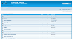 Desktop Screenshot of forum.politykaspoleczna.com
